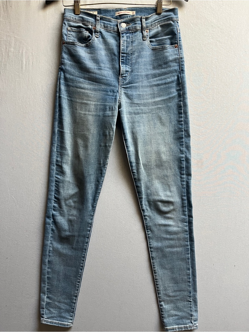 Levi’s Mile High-Rise Skinny Jeans - Blue Sz 26